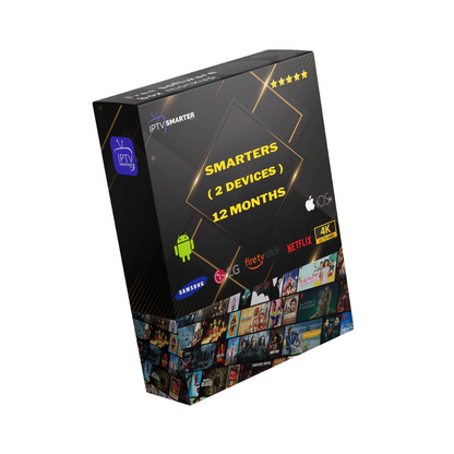 IPTV SMARTERS PRO SURVICE / 12 MONTH IPTV SMARTERS PRO - 5 DEVICES