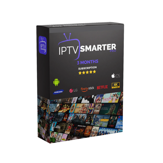 IPTV SMARTERS PRO SURVICE / 3 MONTH IPTV SMARTERS PRO SUBSCRIPTION